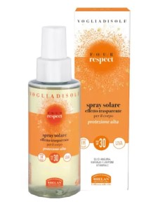 Vogliadisole Four Respect Suntan Spray Clear Effect Body SPF30 150ml