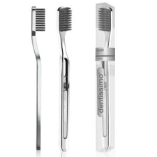 Dentissimo Toothbrush Silver Hard 1 Piece