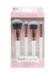 Brushworks Travel 4 Make-Up Brush Set
