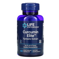 Life Extension Curcumin Elite Turmeric Extract 60 Vegetable Capsules