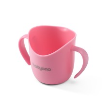 Babyono Ergonomic Training Cup Flow Pink