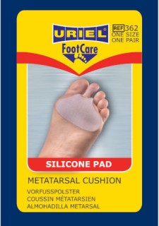 Uriel Foot Care Silicone Pad Metatarsal Cushion 362 One Size 1pc