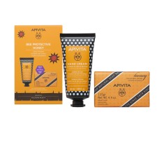 Apivita Bee Protective Honey - Hand Cream 50ml + Soap Bar - Gift Set