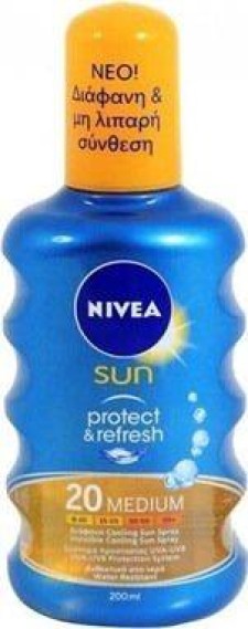 NIVEA SUN PROTECT & REFRESH INVISIBLE SPRAY SPF20 200ML