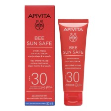 APIVITA BEE SUN SAFE HYDRA FRESH FACE GEL CREAM SPF30 50ML