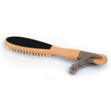 BASICARE FOOT FILE WITH PEDICURE BRUSH 2144