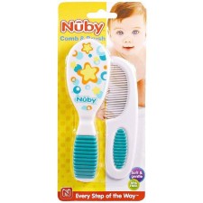 NUBY COMB AND BRUSH SET
