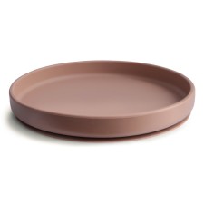 Mushie Classic Silicone Plate Cloudy Mauve