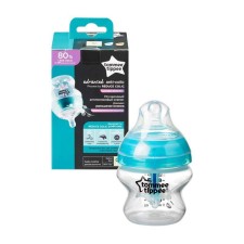 TOMMEE TIPPEE ADVANCED ANTI-COLIC BABY BOTTLE 0m+  SLOW FLOW TEAT 150ML 