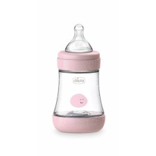 Chicco Plastic Baby Bottle Perfect 5 Pink 150ml 0m+ Slow Flow