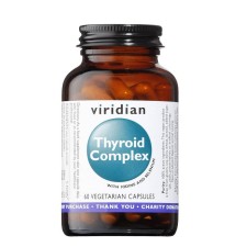 VIRIDIAN THYROID COMPLEX 60 TABLETS, WITH IODINE AND SELENIUM THAT CONTRIBUTE TO THE NORMAL FUNCTION OF THYROID