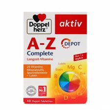 Doppelherz A-Z x 40 Tablets - A Complete Multivitamin And Mineral Supplement