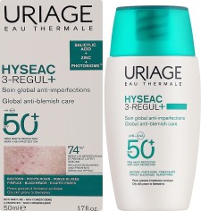 Uriage Hyséac 3-Regul+ SPF50+ 50ml Uriage Hyséac 3-Regul+ SPF50+ 50ml