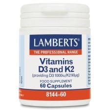 Lamberts Vitamins D3 And K2 x 60 Capsule