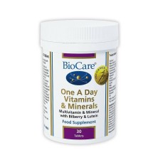 BIOCARE ONE A DAY VITAMINS & MINERALS 30TABLETS