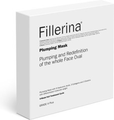 Labo Fillerina Plumping Mask - Grade 4 x 4 Pieces - Plumping & Redefinition Of The Whole Face