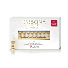 LABO CRESCINA HFSC 100% MAN 200, HELPS PROMOTE PHYSIOLOGICAL HAIR GROWTH 20AMPULES