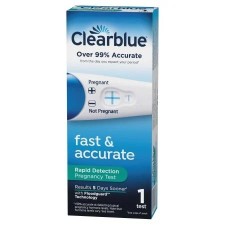 CLEARBLUE SINGLE PREGNANCY TEST, QUICK RESULT