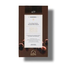 Korres Argan Oil Advanced Colorant No 4.77 Dark Chocolate 50ml