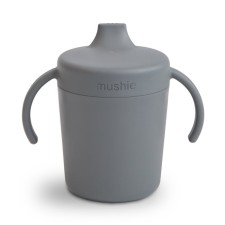 Mushie Trainer Sippy Cup Smoke