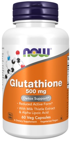 Now Foods - Glutathione 500mg x 60 Veg Capsules