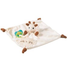 SOPHIE LA GIRAFE COMFORTER WITH SOOTHER HOLDER