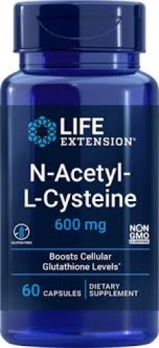 Life Extension N-Acetyl-L-Cysteine 600mg 60 Capsules