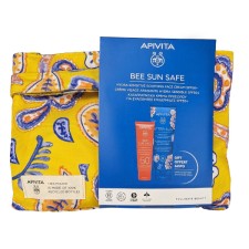 Apivita Bee Sun Safe Hydra Sensitive Spf50 x 50ml + Gift After Sun x 100ml Pouch