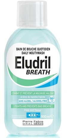 Eludril Breath Mouthwash 500ml