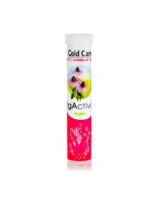 IgActive Cold Care Vitamin C 1000mg + Echinacea + Zinc 20 Effervescent Tablets