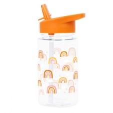 A Little Lovely Company Drink Bottle Rainbows 450ml + FREE stickers