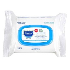 MUSTELA TRAVEL FACIAL CLEANSING WIPES 25PIECES