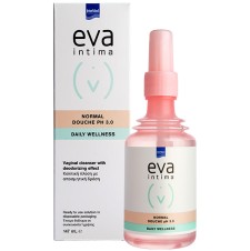 INTERMED EVA DOUCHE NORMAL PH 3.0. VAGINAL DOUCHE FOR EFFECTIVE CLEANING AND REMOVAL OF UNPLEASANT ODORS 147ML