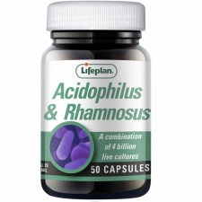 LIFEPLAN ACIDOPHILUS & RHAMNOSUS 50CAPSULES