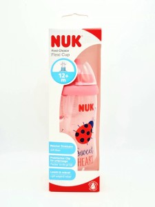 NUK FIRST CHOICE FLEXI CUP WITH STRAW 12m+ 300ML VARIOUS DESIGNS