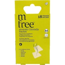 M-FREE INSECT REPELLENT CITRONELLA PATCHES 18s