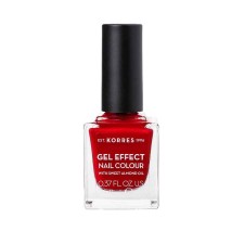 KORRES GEL EFFECT NAIL COLOUR 54 MELTED RUBIES 11ml