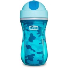Chicco Sport Cup Insulated Bottle Blue 266ml 14m+
