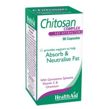 Health Aid Chitosan Complex x 90 Capsules - Absorb & Neutralise Fat