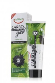 EQUILIBRA CHARCOAL CARBO GEL PURIFICANTE TOOTHPASTE 75ML
