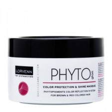 LORVENN PHYTO GLAM COLOR PROTECTION & SHINE MASQUE FOR BROWN & RED COLORED HAIR 500ML