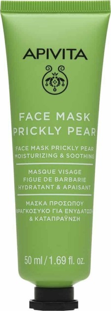 Apivita Face Mask Prickly Pear Moisturizing & Soothing x 50ml