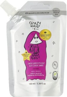 Crazy Hair By Hiskin Shampoo Raspberry & Blueberry 100ml