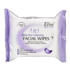 Elise Face Cleanse Wipes Deep Pore 25 Pieces