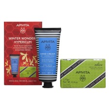 Apivita Winter Wonders Hypericum Set Hand Cream & Olive Bar Soap