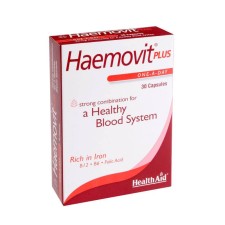 HEALTH AID HAEMOVIT PLUS, FOR A HEALTHY BLOOD SYSTEM 30CAPSULES