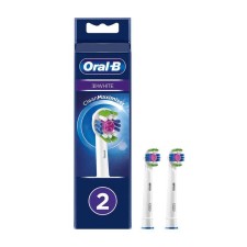 ORAL B 3D WHITE CLEAN MAXIMISER REPLACEMENT BRUSH HEADS 2PIECES