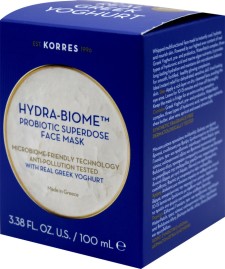 Korres Hydra-Biome Probiotic Superdose Face Mask With Greek Yogurt 100ml