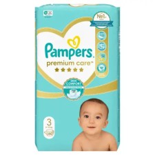 Pampers Premium Care No 3 (6 - 10kg) 60 Diapers