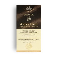 Apivita My Color Elixir Permanent Hair Color Kit Dark Blonde Pearl Sand No 6.87